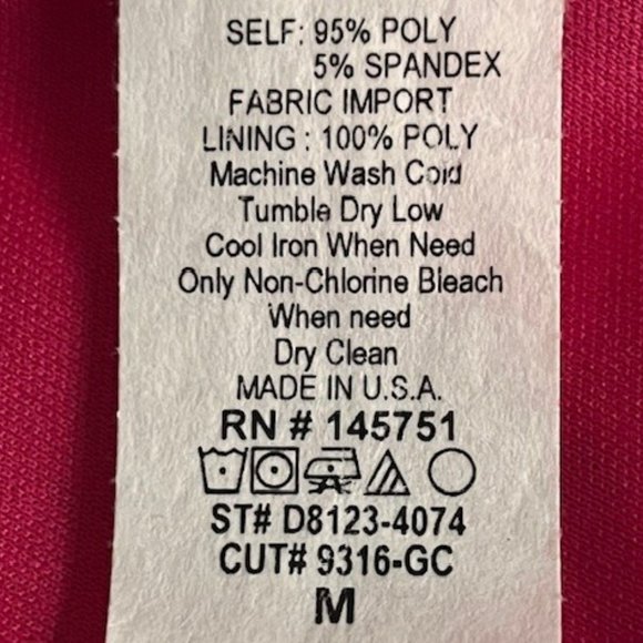41 Hawthorn Renesme Faux Wrap Dress Stitch Fix - Raspberry - S - Picture 7 of 7